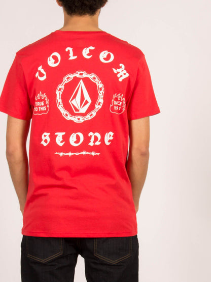 Chain Gang Kurzarm-T-Shirt - True Red