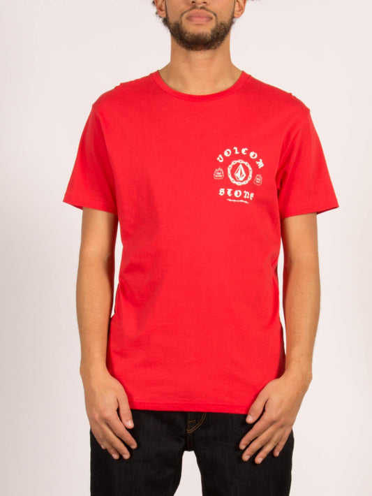 T-shirt à manches courtes Chain Gang - True Red