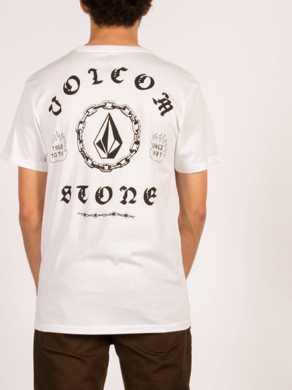 Chain Gang Short Sleeve T-Shirt - White