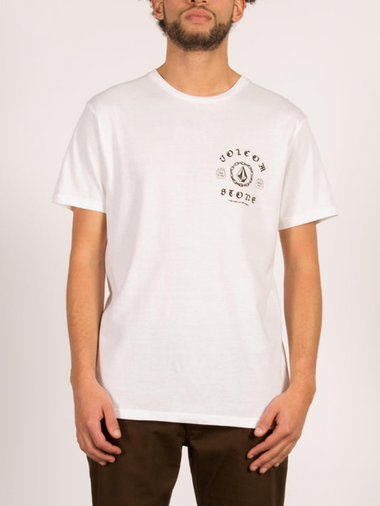 T-shirt à manches courtes Chain Gang - White
