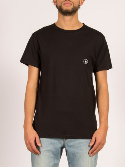 T-shirt à manches courtes Stone Blank - Black