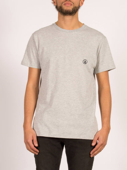 Stone Blank Kurzarm-T-Shirt - Heather Grey