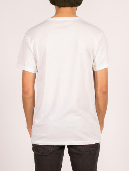 T-shirt à manches courtes Stone Blank - White
