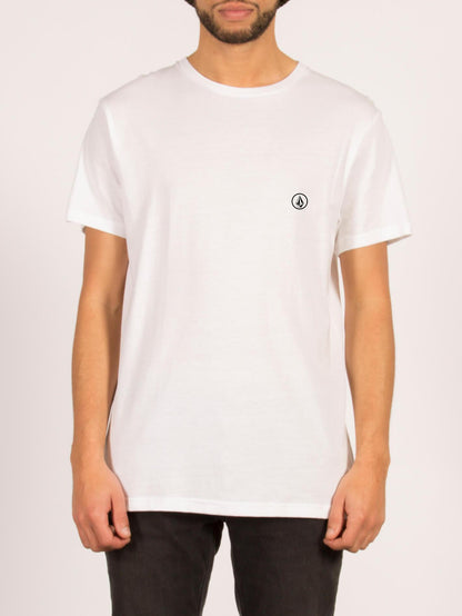T-shirt à manches courtes Stone Blank - White