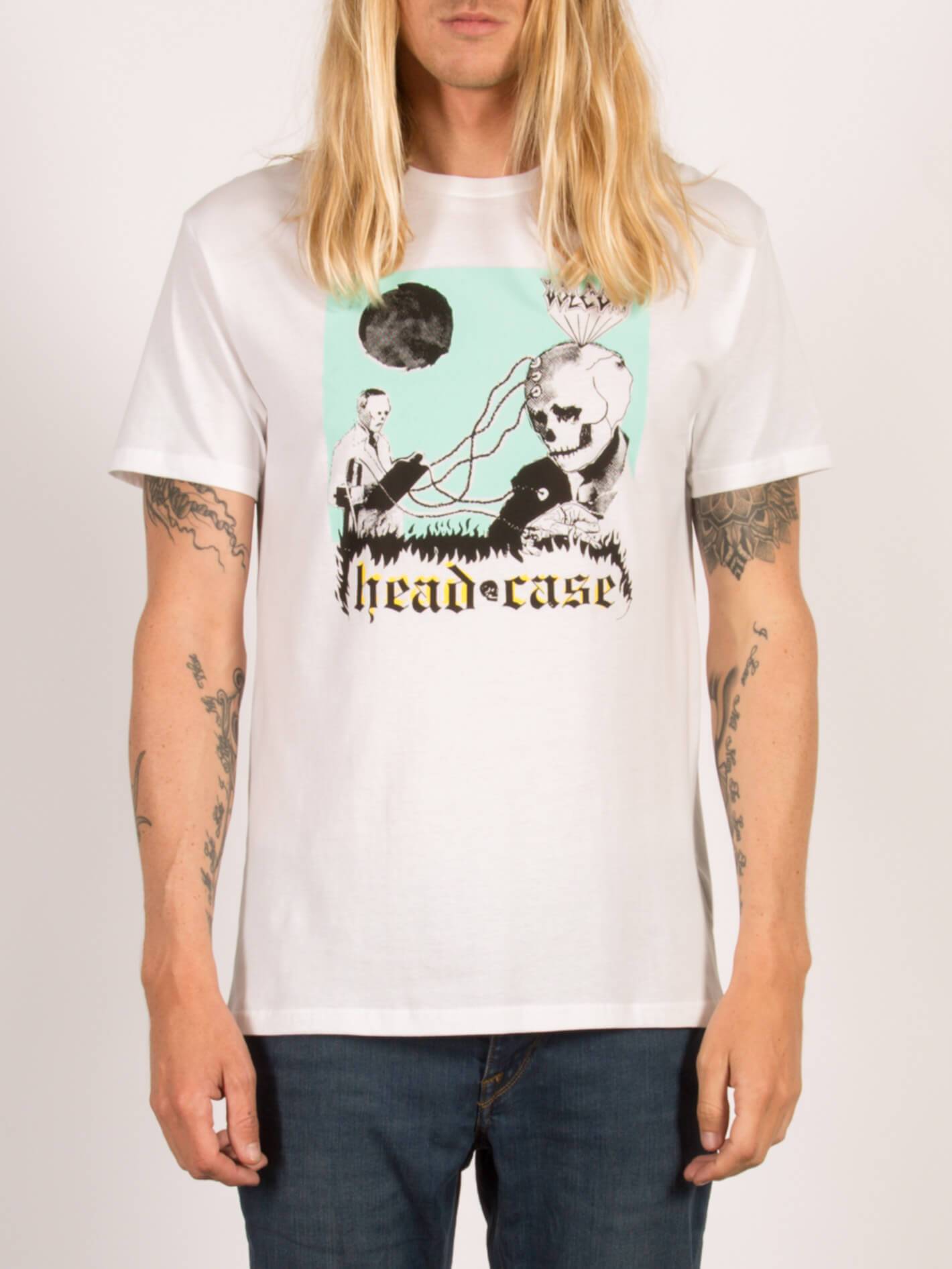 T-shirt à manches courtes Head Case - White