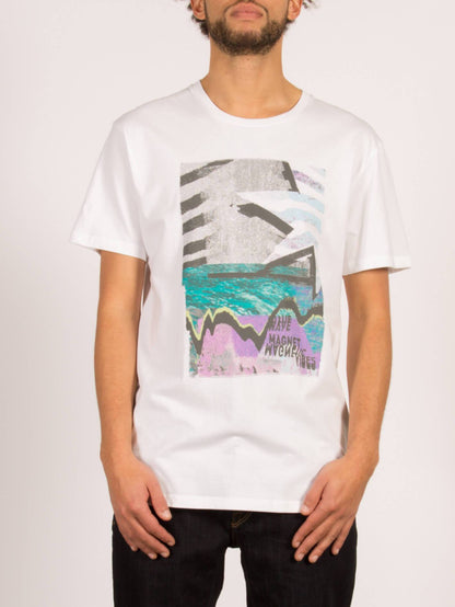 Mag Vibes Kurzarm-T-Shirt - Weiß