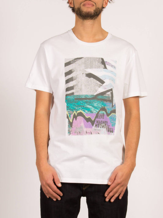 T-shirt à manches courtes Mag Vibes - White