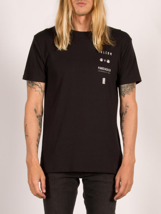 T-shirt manches courtes Pangea Seed Lys - Black