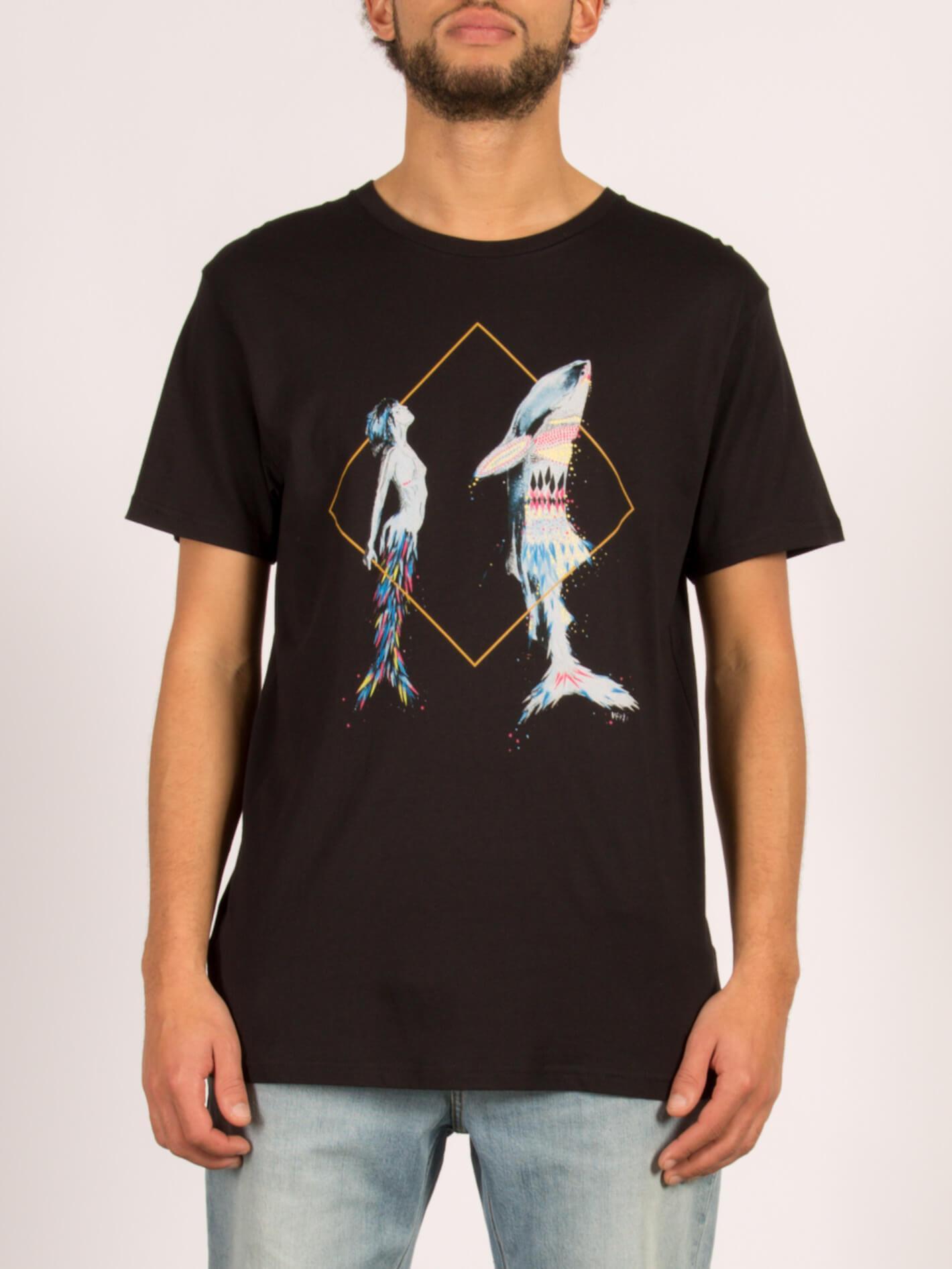 T-shirt manches courtes Pangea See Vexta - Black