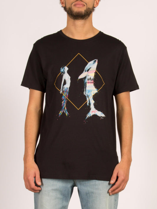 T-shirt manches courtes Pangea See Vexta - Black