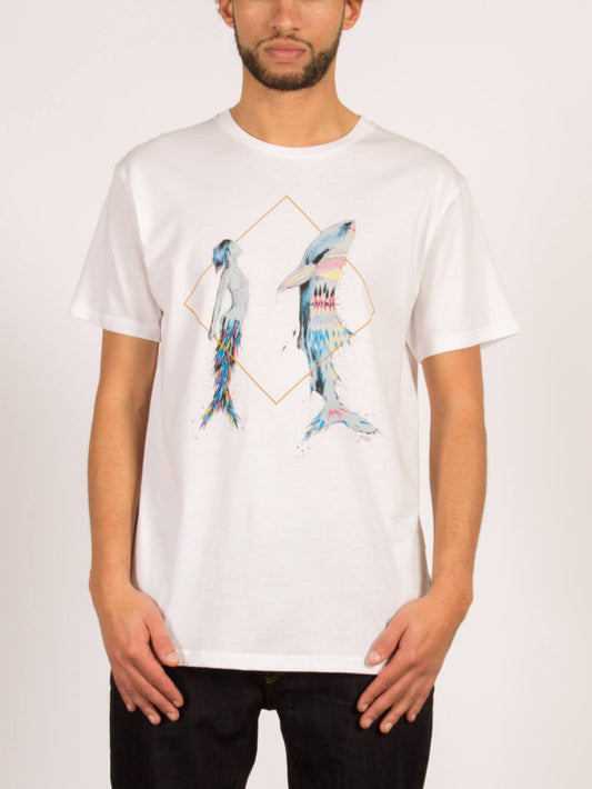 T-shirt manches courtes Pangea See Vexta - White