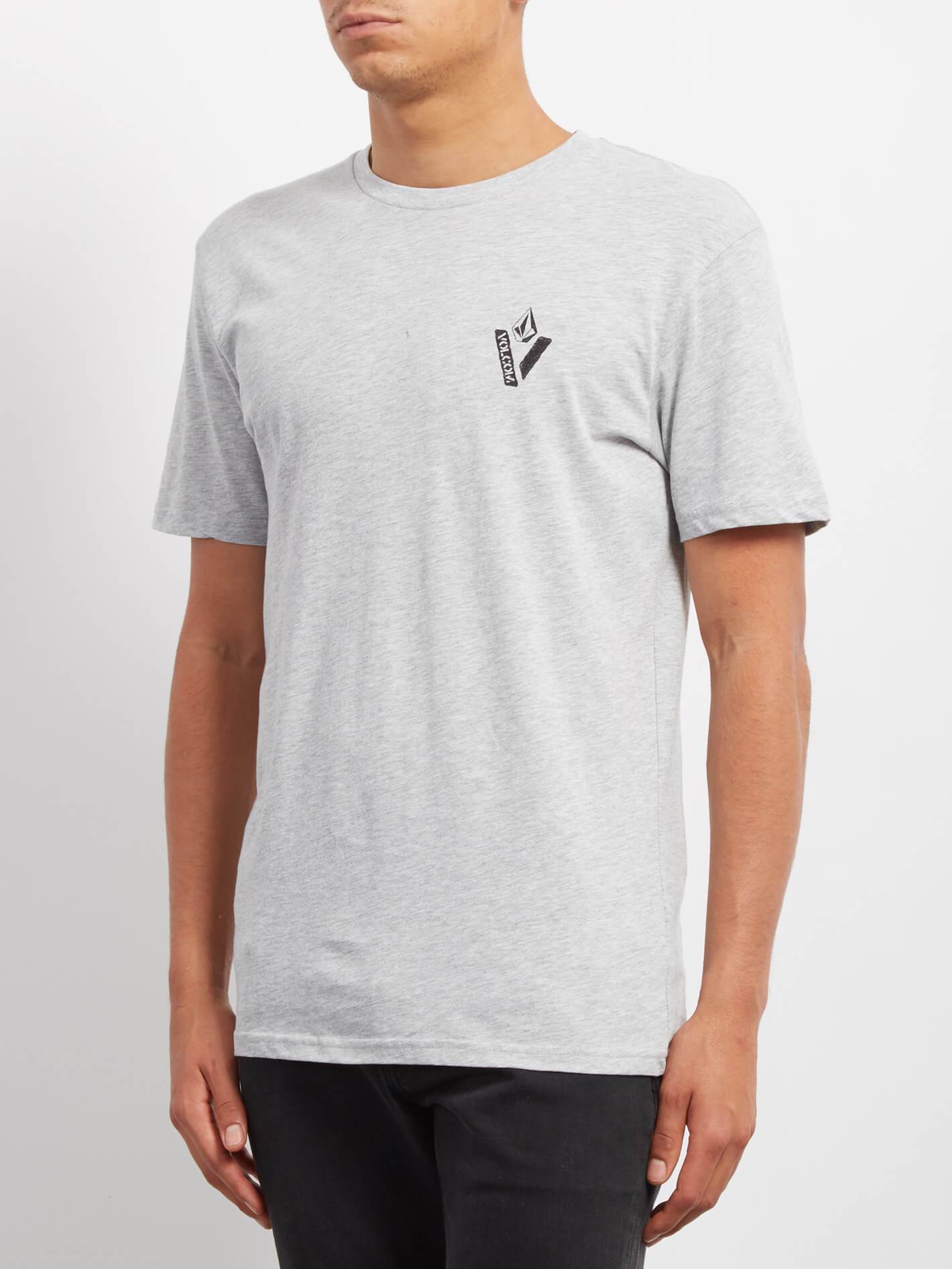Cut Out T-shirt - Heather Gray