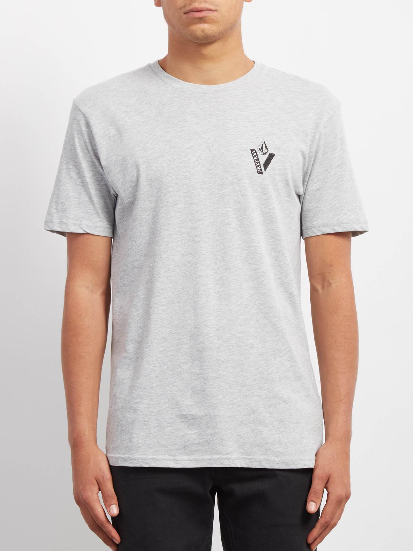 Cut Out T-shirt - Heather Gray