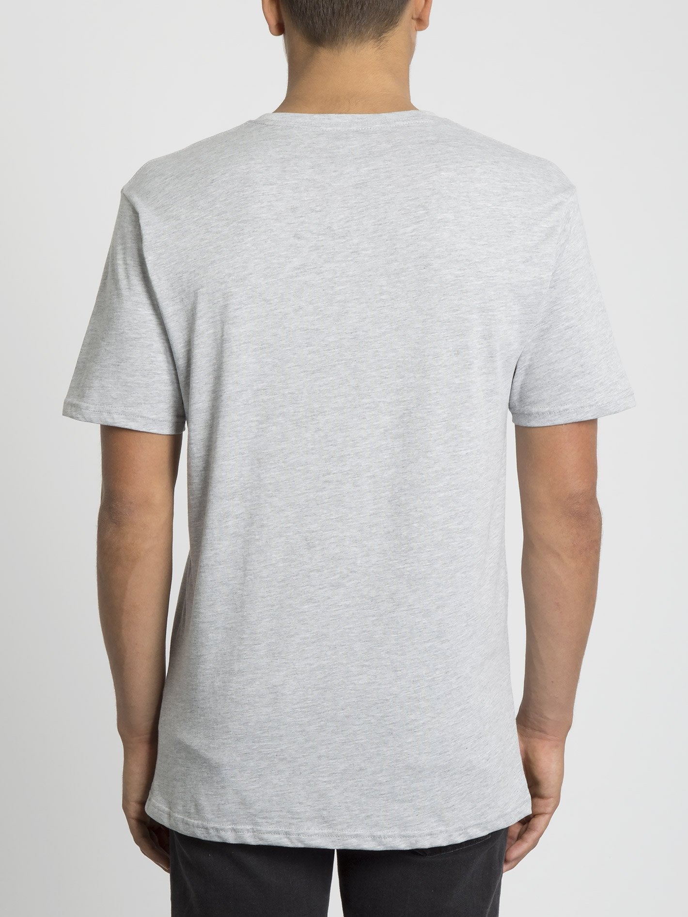 Stone Blank T-Shirt - Grau meliert