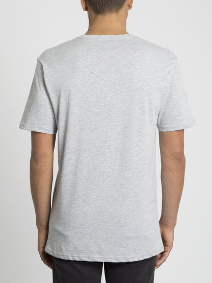 Stone Blank T-Shirt - Grau meliert