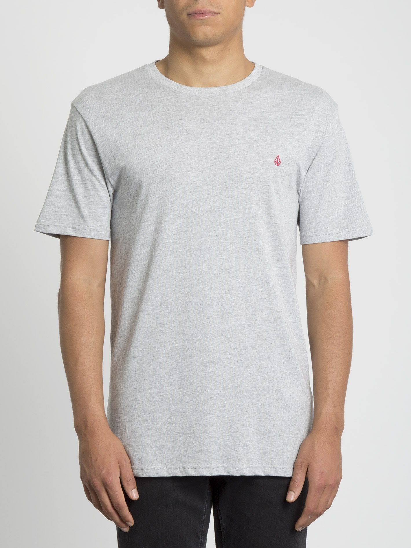 Stone Blank T-Shirt - Grau meliert