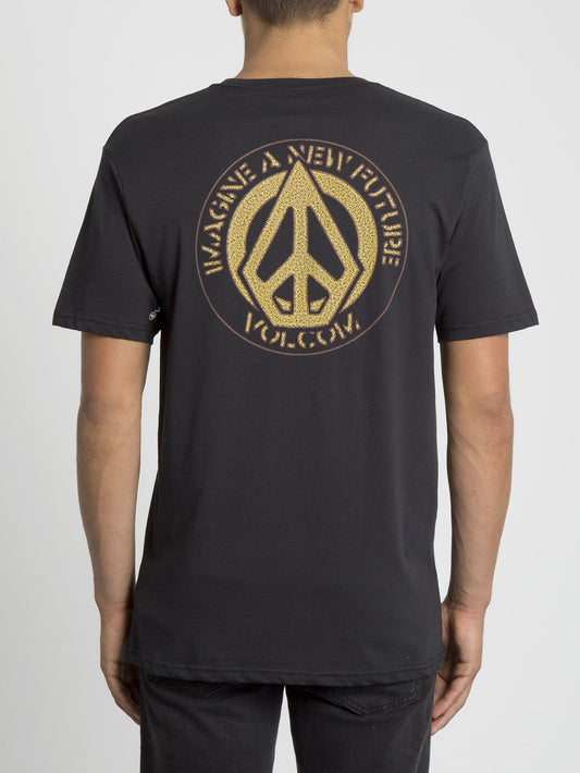 Designer-T-Shirt - Schwarz