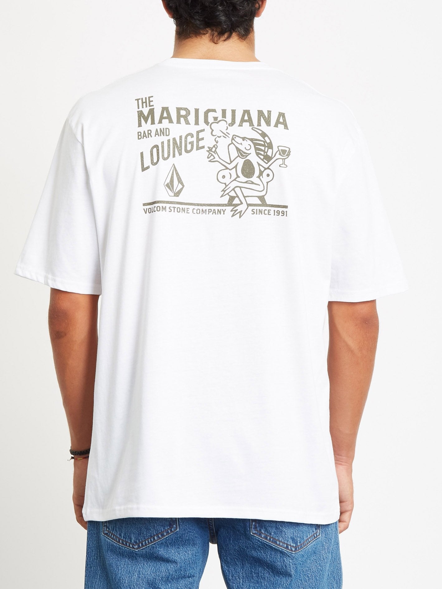 Marihuana-T-Shirt - WEISS