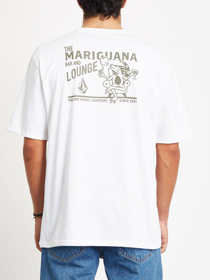 Marihuana-T-Shirt - WEISS