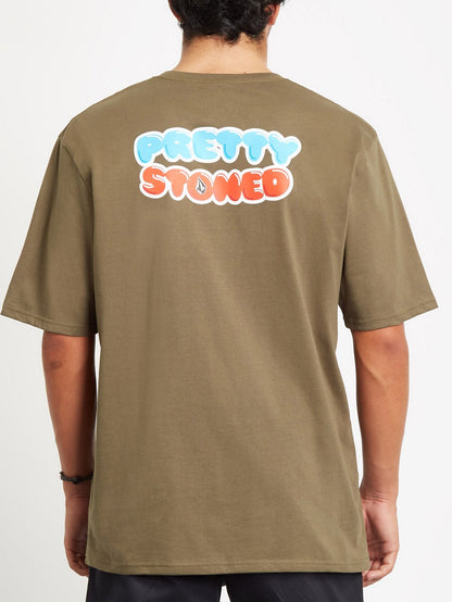 Pretty Stoned T-shirt - MILITARY