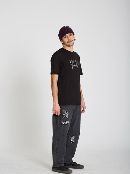 T-shirt Stone Watcher - BLACK