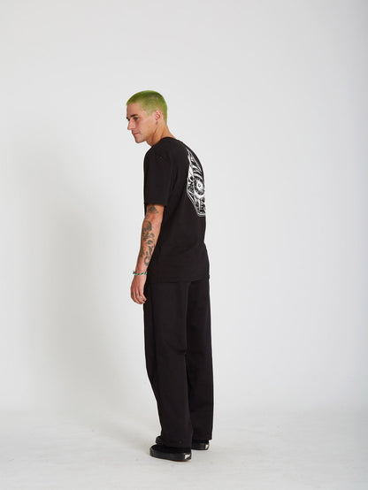 T-shirt Stone Watcher - BLACK