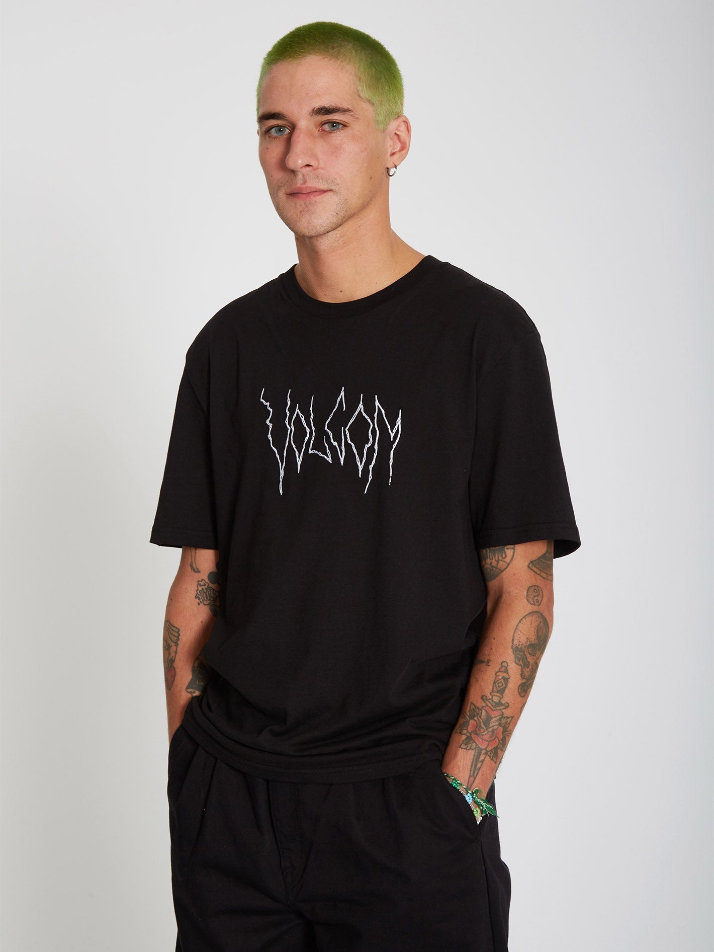 T-shirt Stone Watcher - BLACK