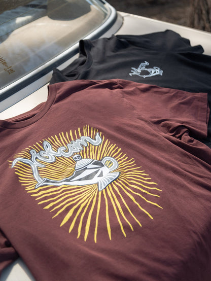 Gonymagic t-shirt - BITTER CHOCOLATE