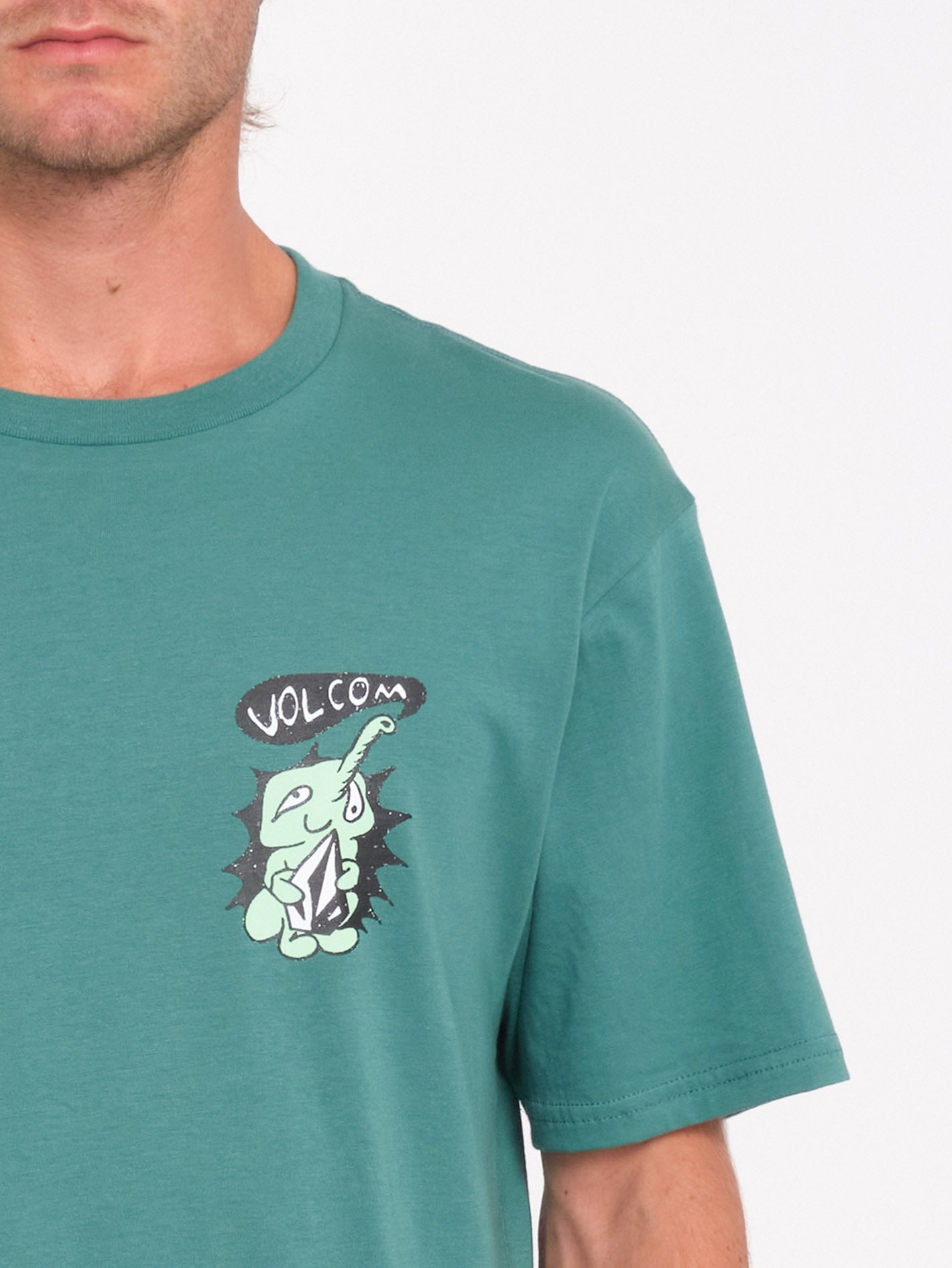 Santi Stoned T-shirt - SEA GREEN