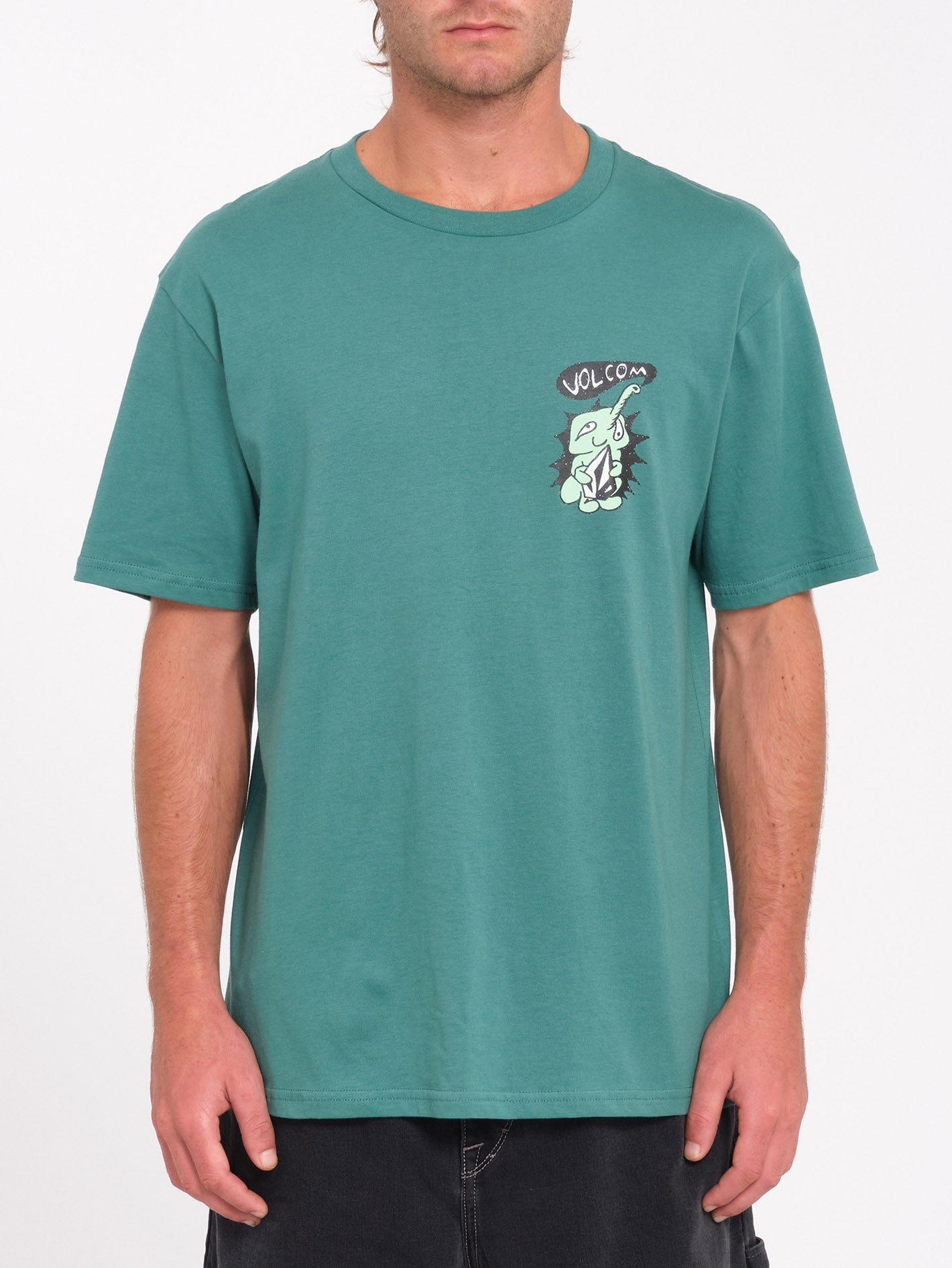Santi Stoned T-shirt - SEA GREEN