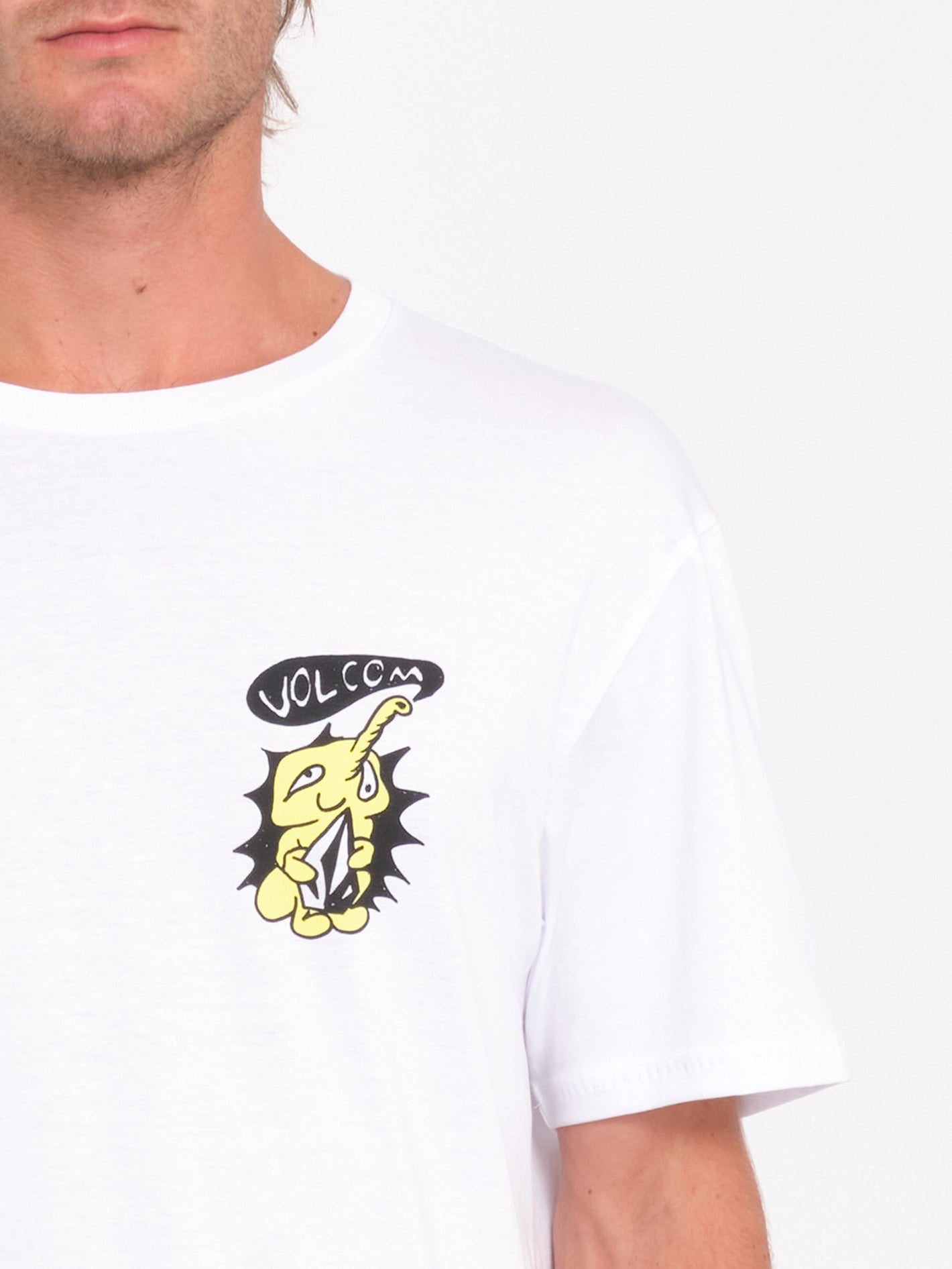Santi Stoned T-Shirt - WEISS