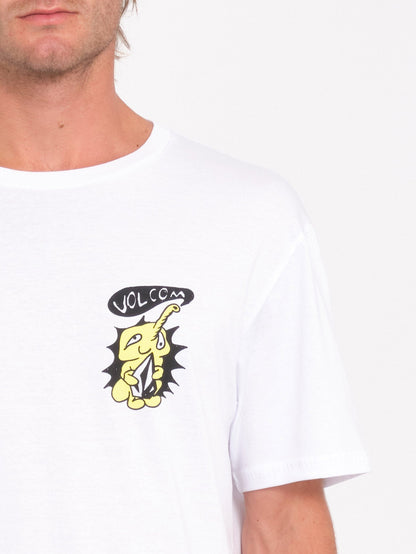 Santi Stoned T-Shirt - WEISS