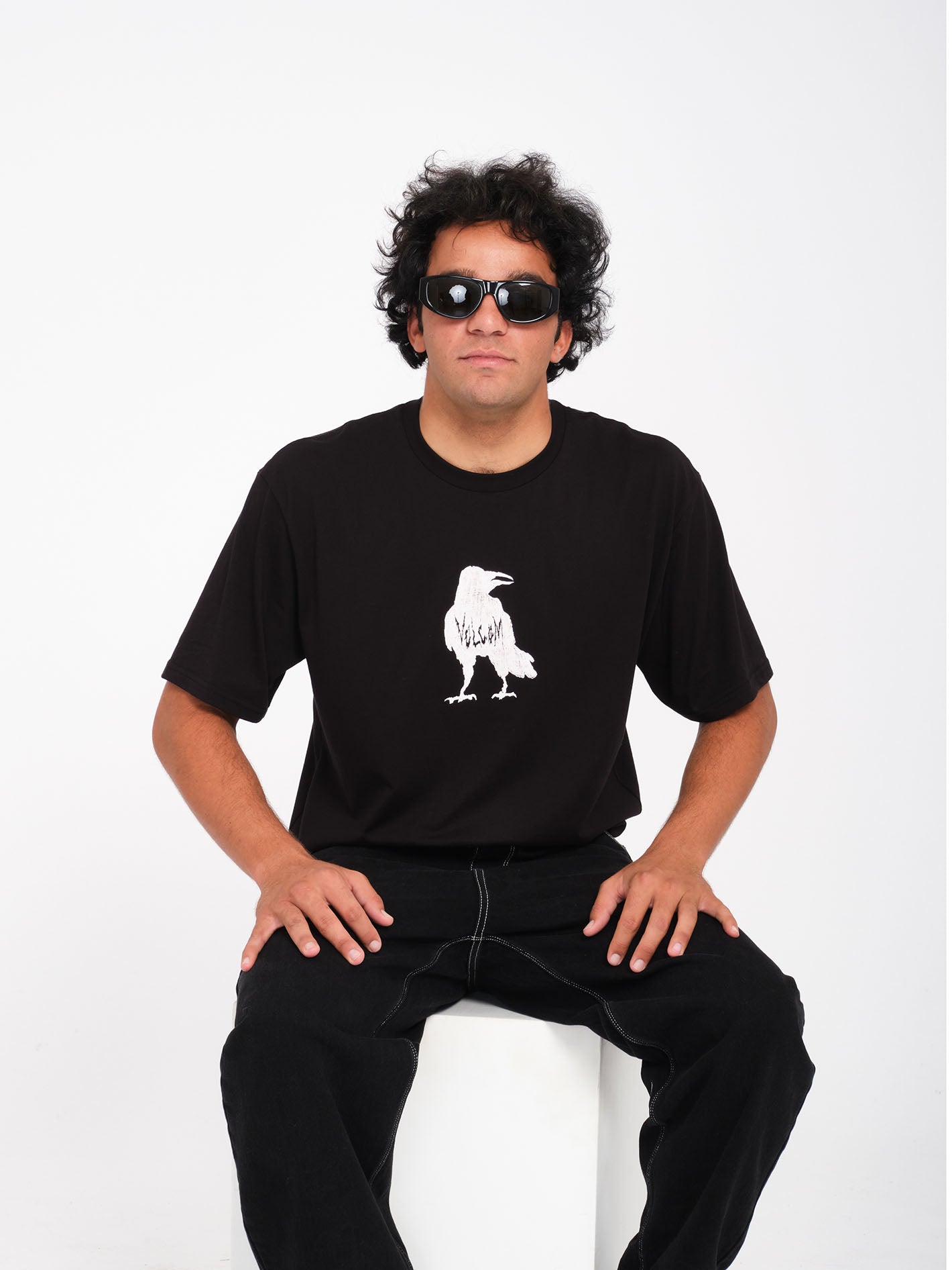 T-shirt Issam Crow - BLACK