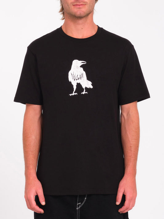 Issam Crow T-shirt - BLACK