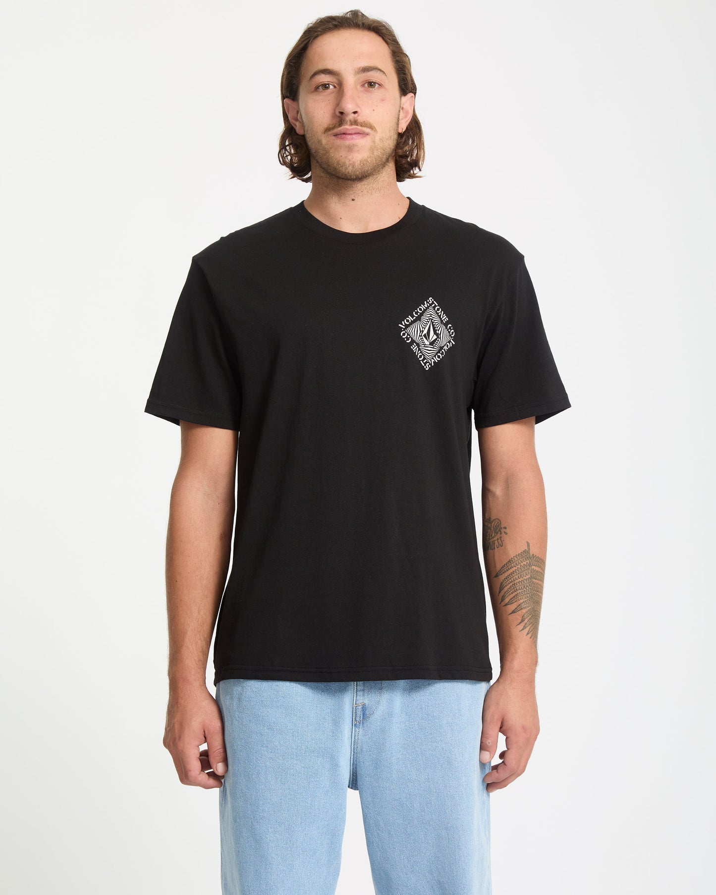 Optisches T-Shirt - Schwarz