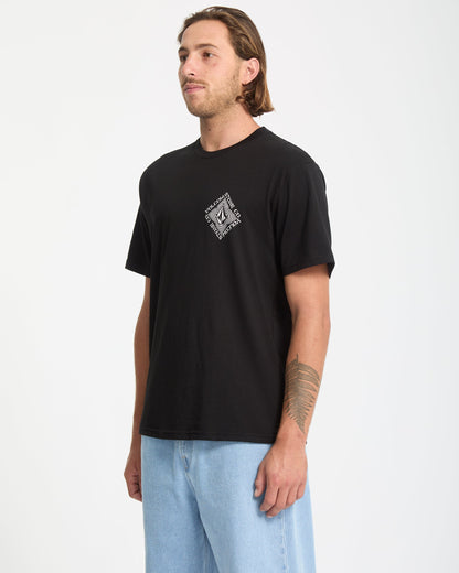 Optisches T-Shirt - Schwarz