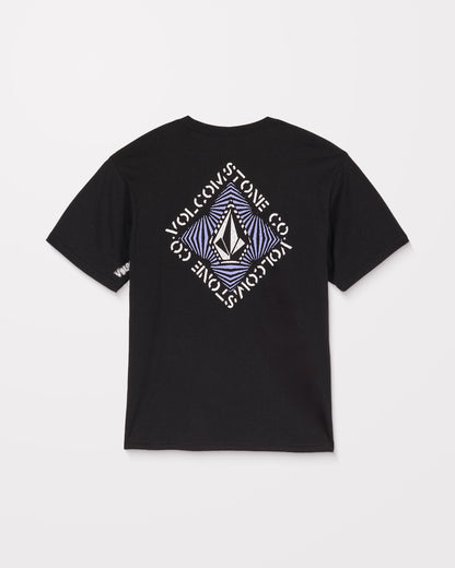 Optisches T-Shirt - Schwarz