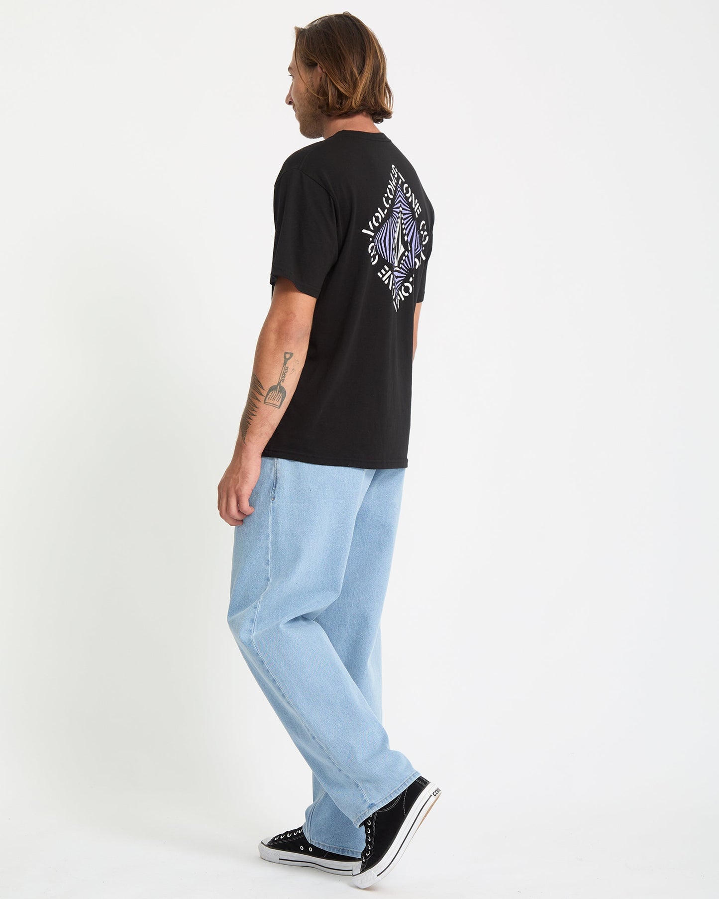 Optisches T-Shirt - Schwarz