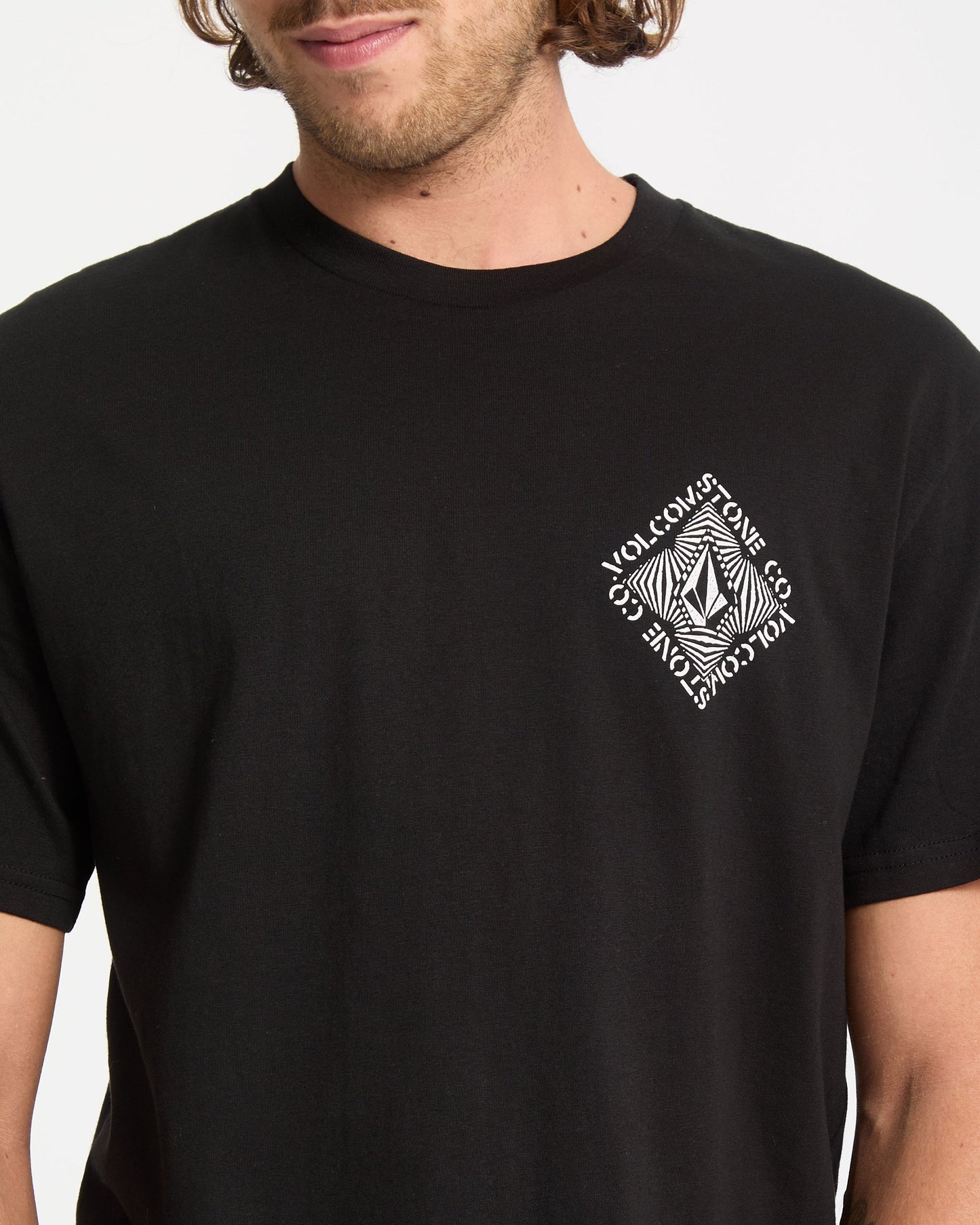 Optisches T-Shirt - Schwarz