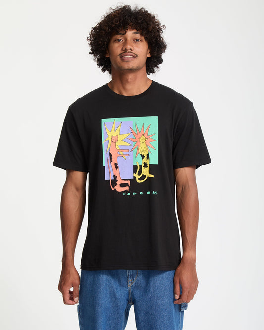 Longo Cats T-Shirt - Black