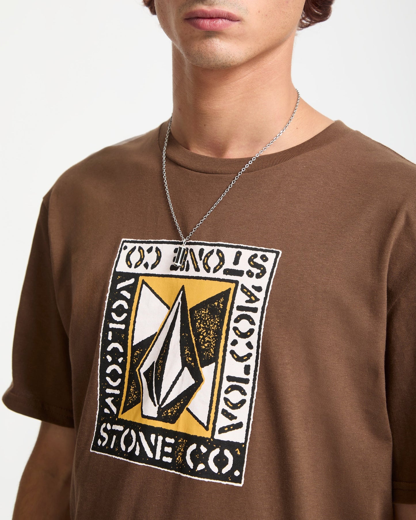 Angle Iron T-Shirt - Brauner Stein