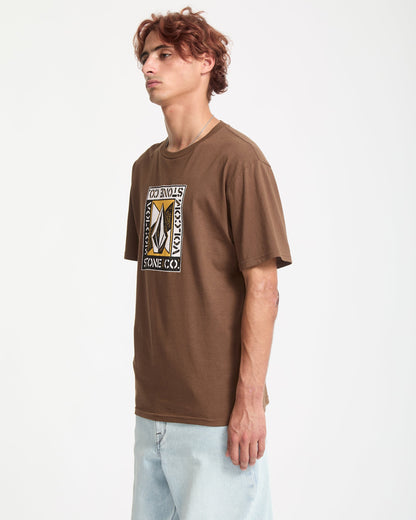 Angle Iron T-Shirt - Brauner Stein