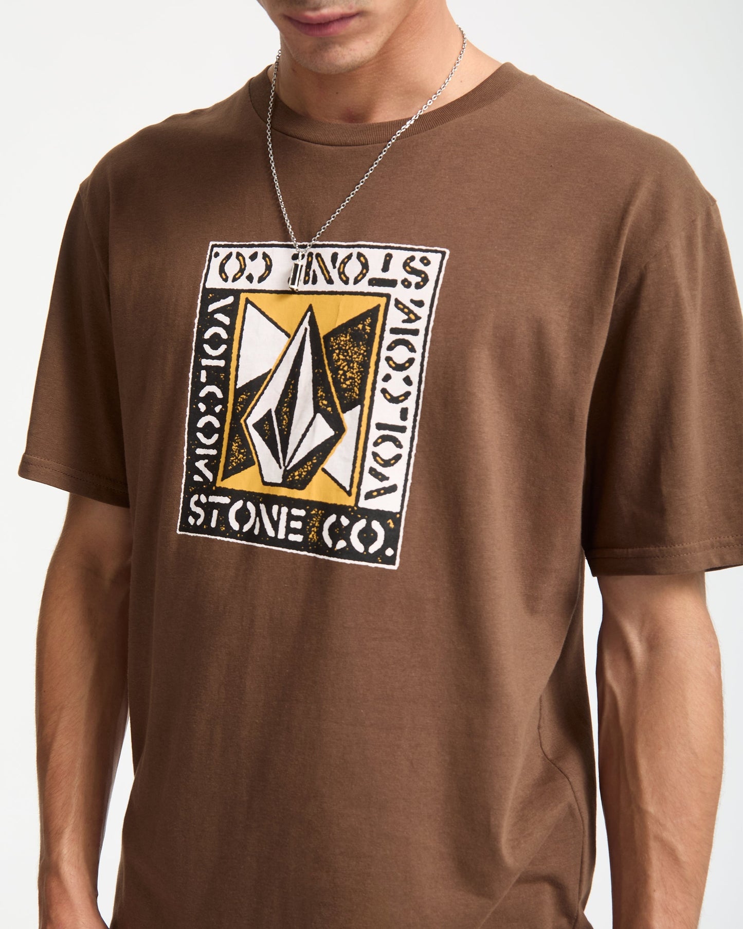 Angle Iron T-Shirt - Brauner Stein