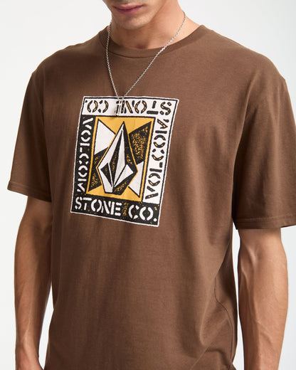 Angle Iron T-Shirt - Brauner Stein
