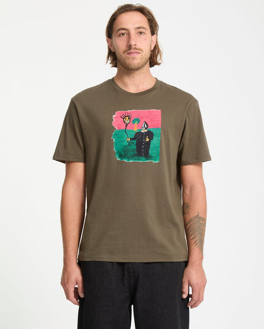 Issam T-Shirt - Sage Leaf