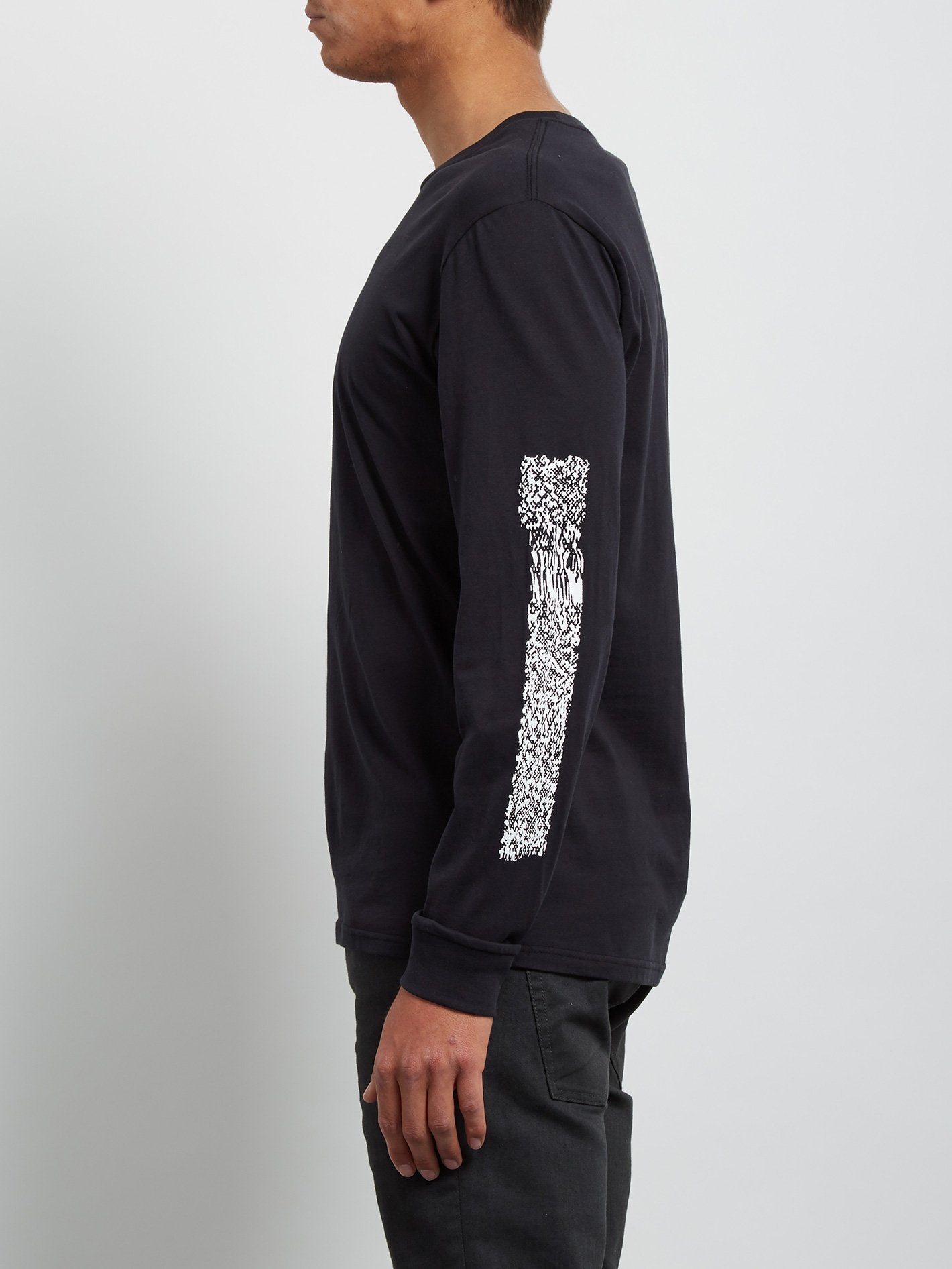 T-shirt à manches longues Pixel Stone - Black