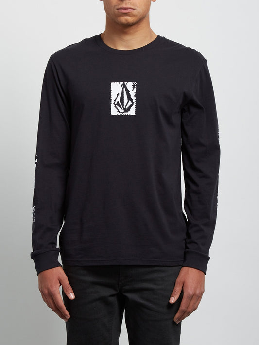 T-shirt à manches longues Pixel Stone - Black