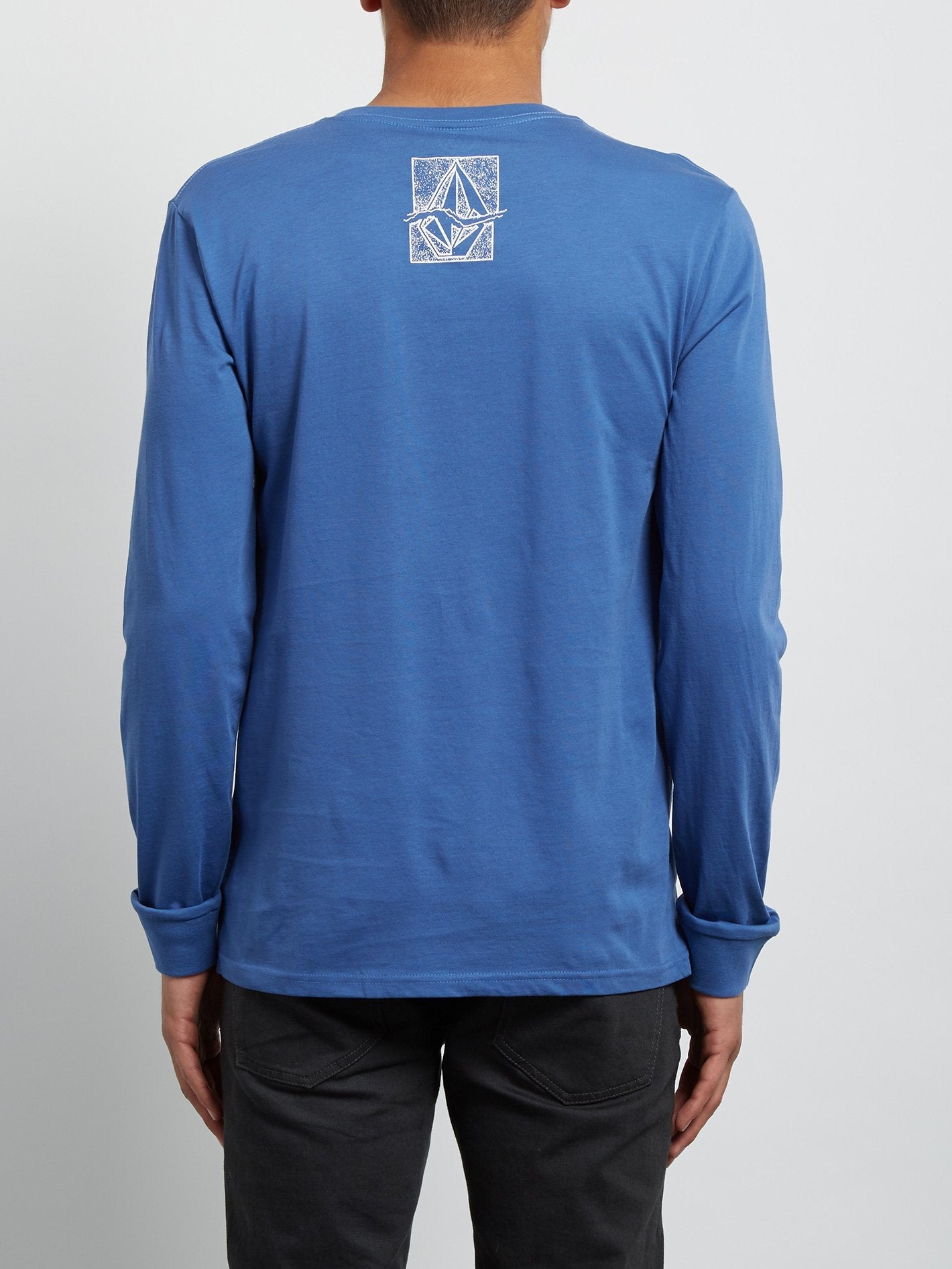 Edge Langarm-T-Shirt - Blue Drift