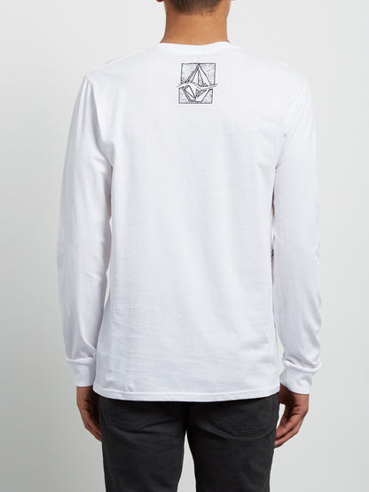 Edge Long Sleeve T-Shirt - White