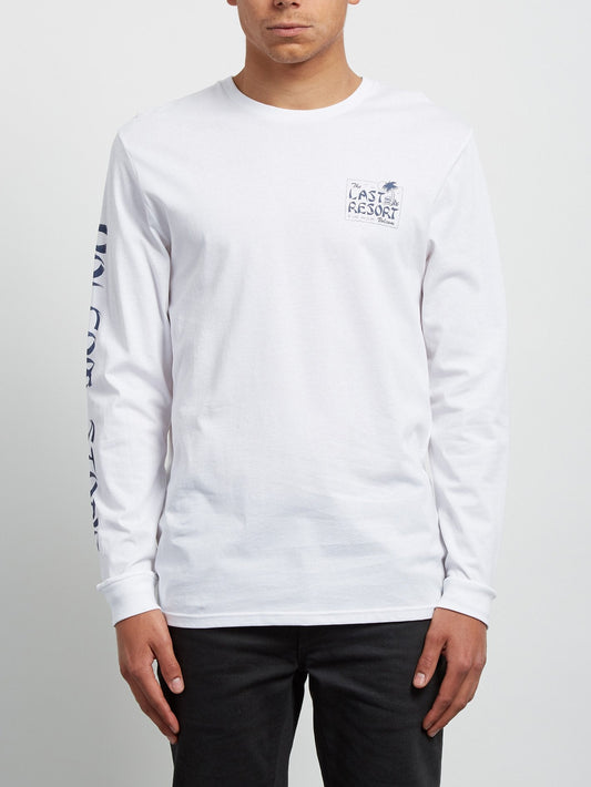 T-shirt à manches longues Last Resort - White